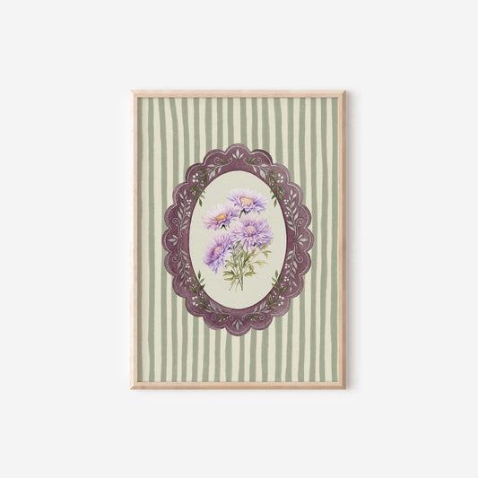 September Birth Flower Aster