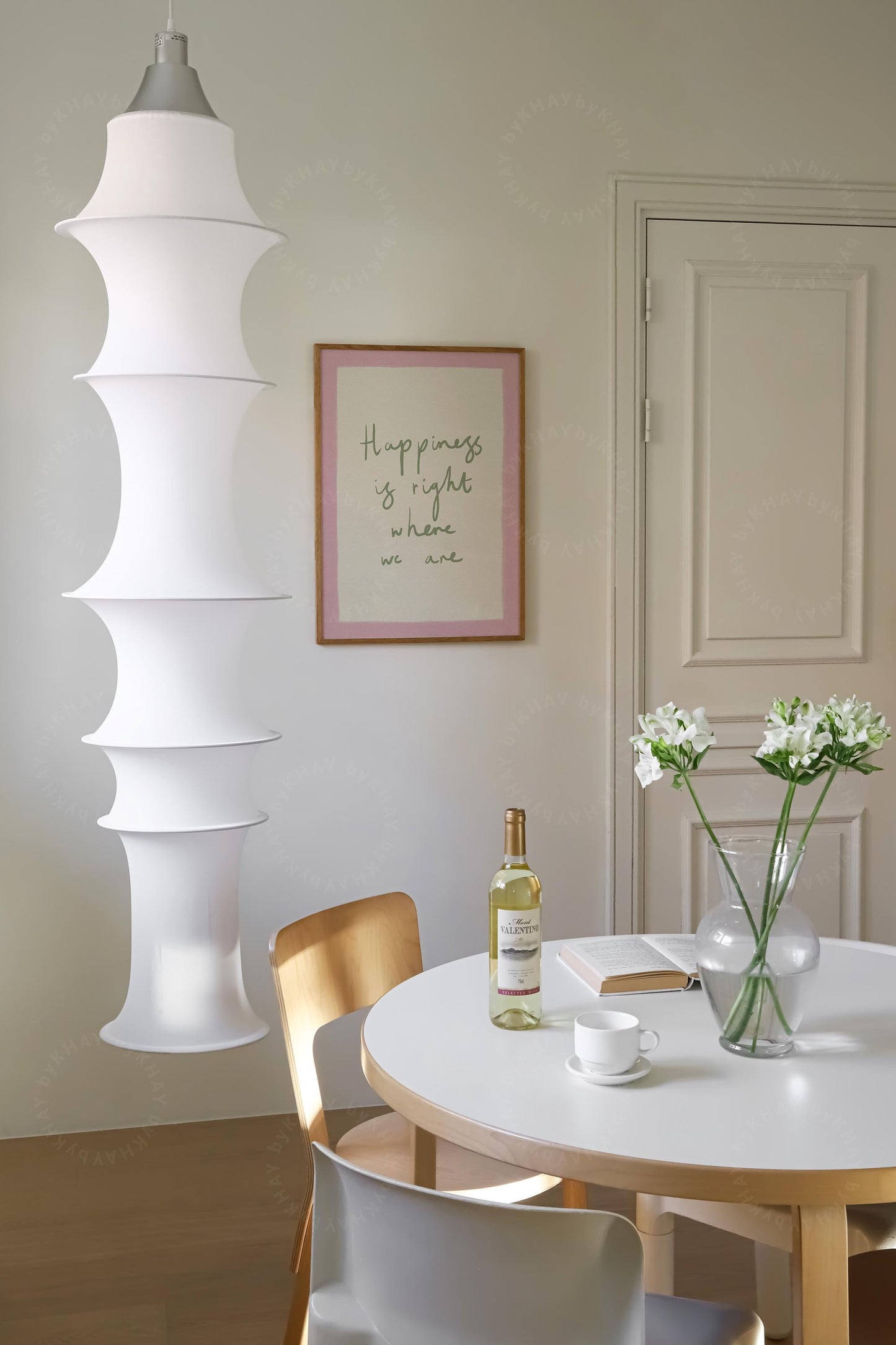 Happiness Is Right Where You Are Pink