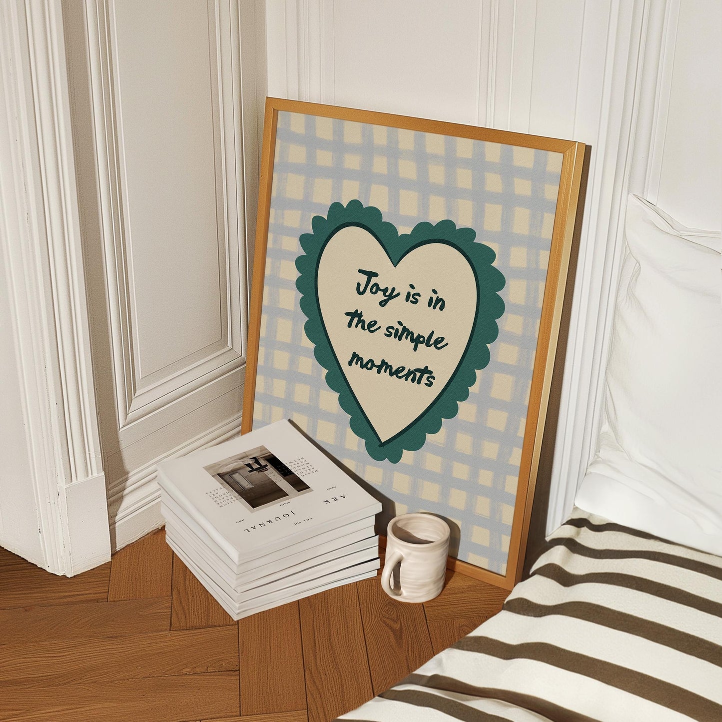 Joy Is In The Simple Moments Blue