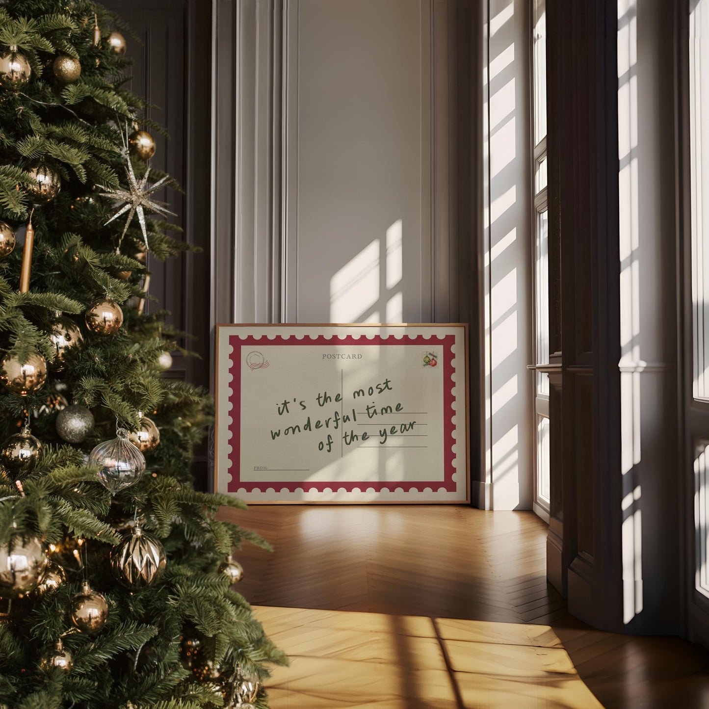 Most Wonderful Time of Year Postcard