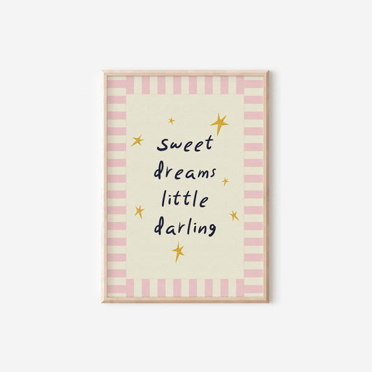 Sweet Dreams Little Darling Pink