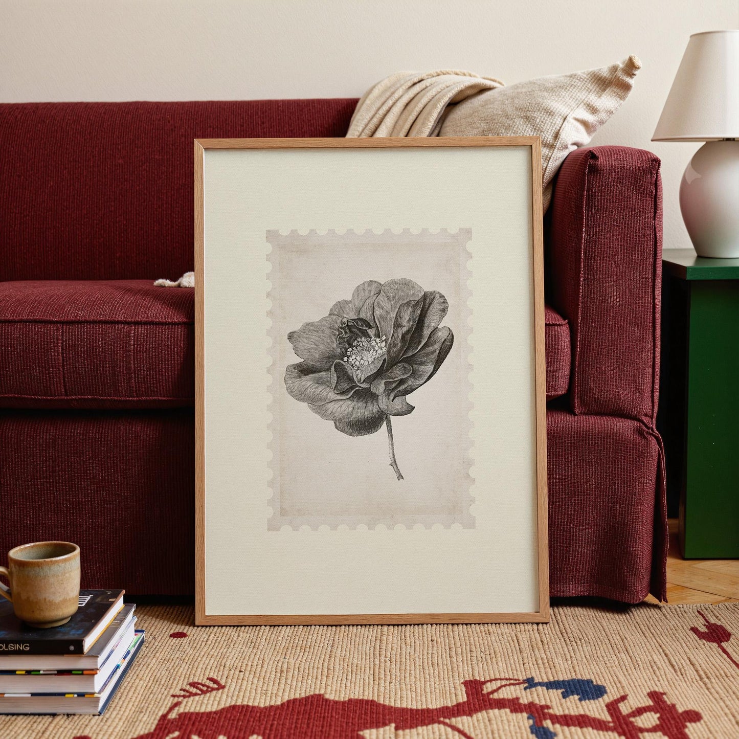 Floral Botanical Neutral Vintage