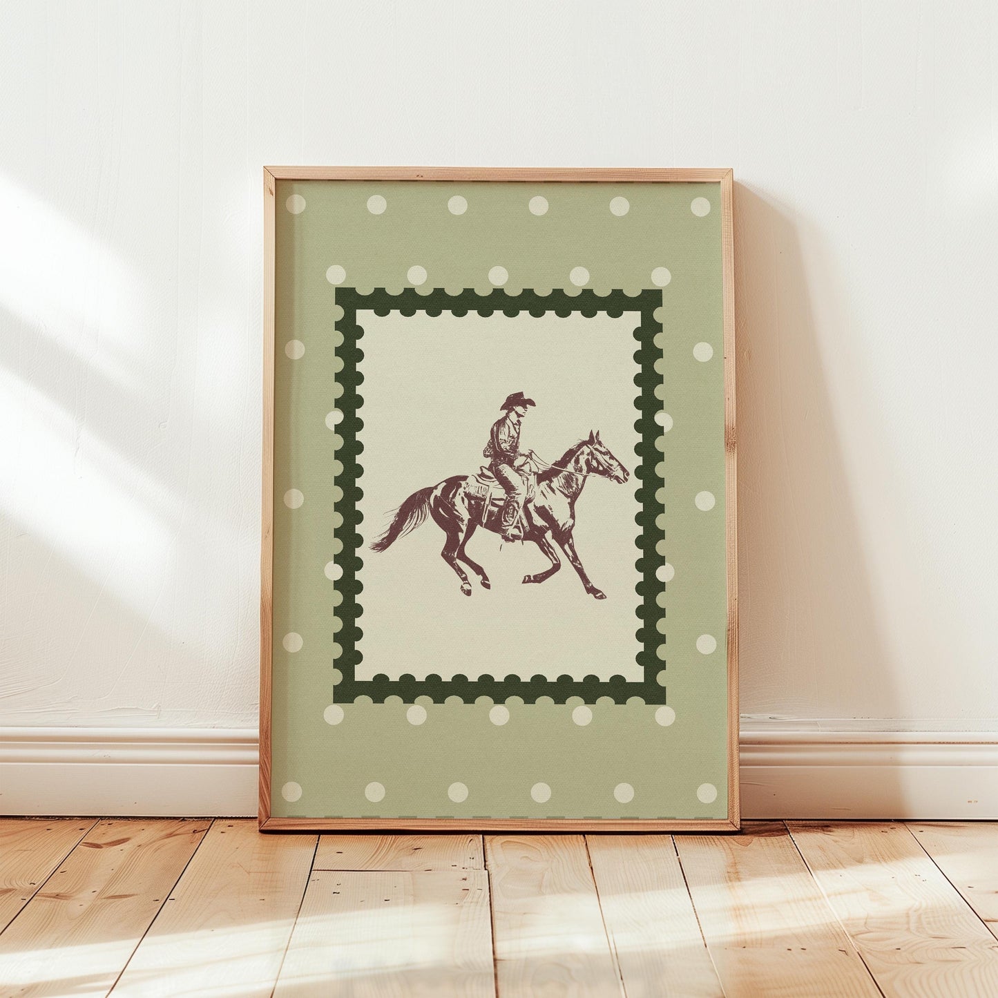 Cowboy Rodeo Western Green