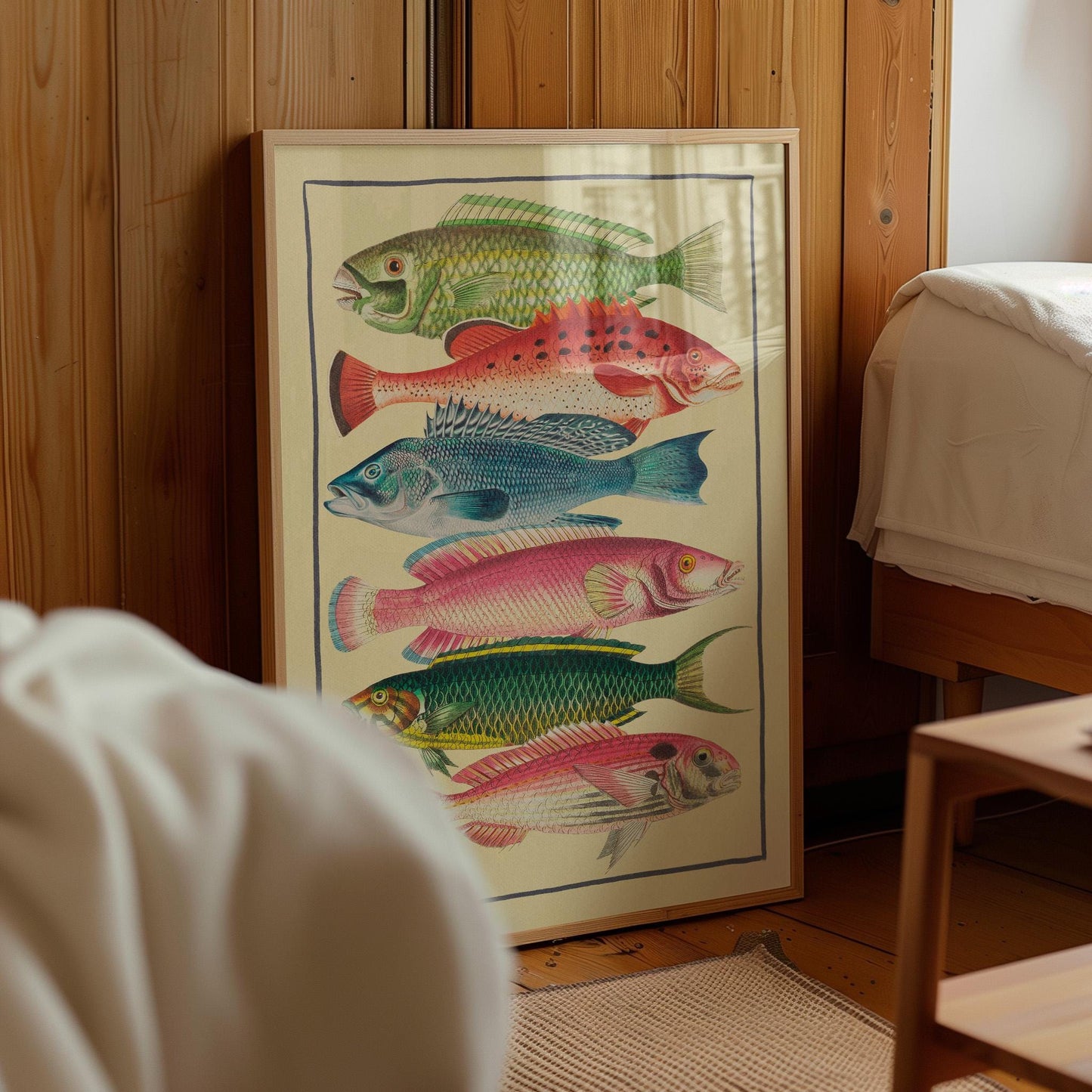 Fish Art Colourful Nautical