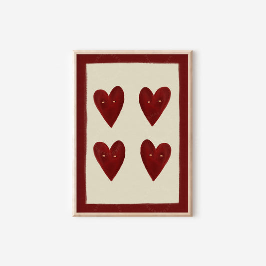 Four Love Heart Eyes