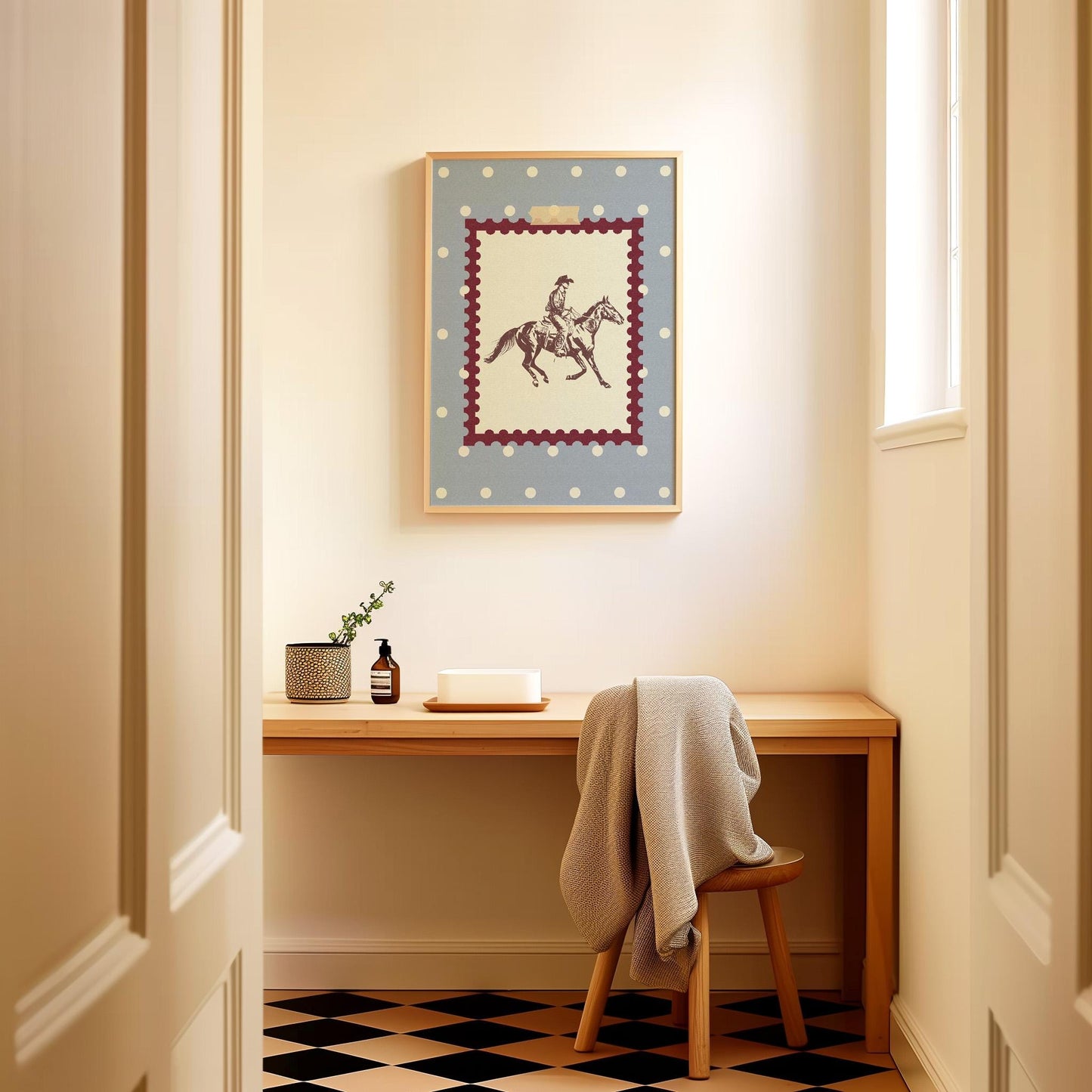 Cowboy Rodeo Polkadot