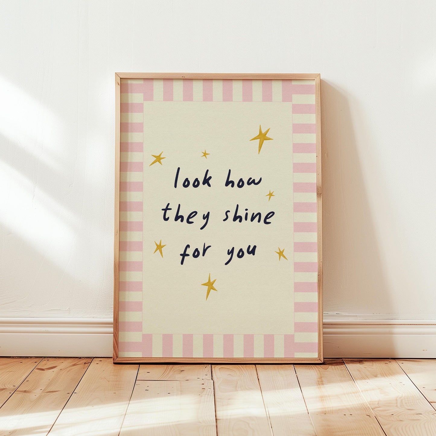 Look How They Shine For You Pink
