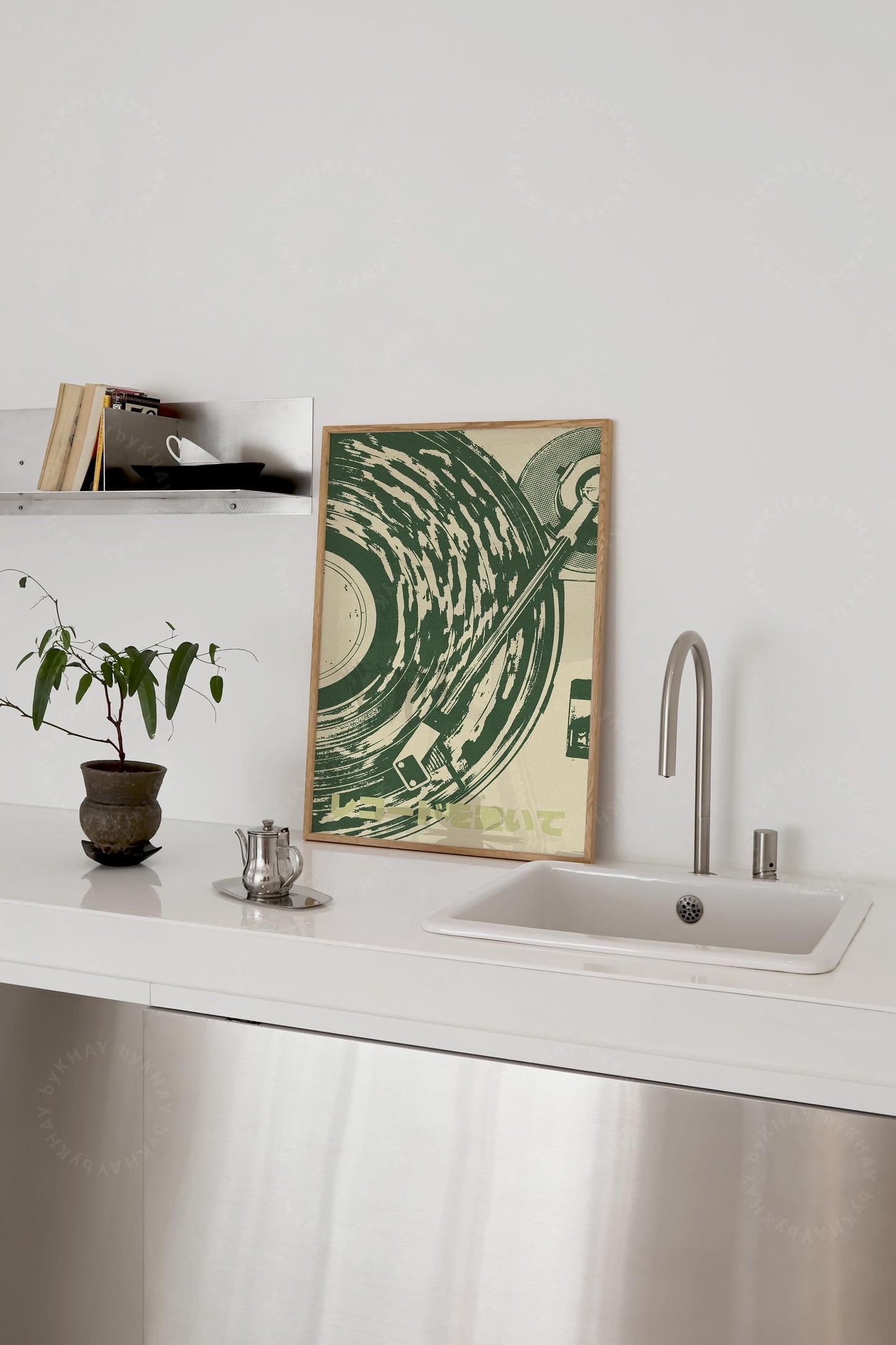 Record Player Japanese Turntable Green