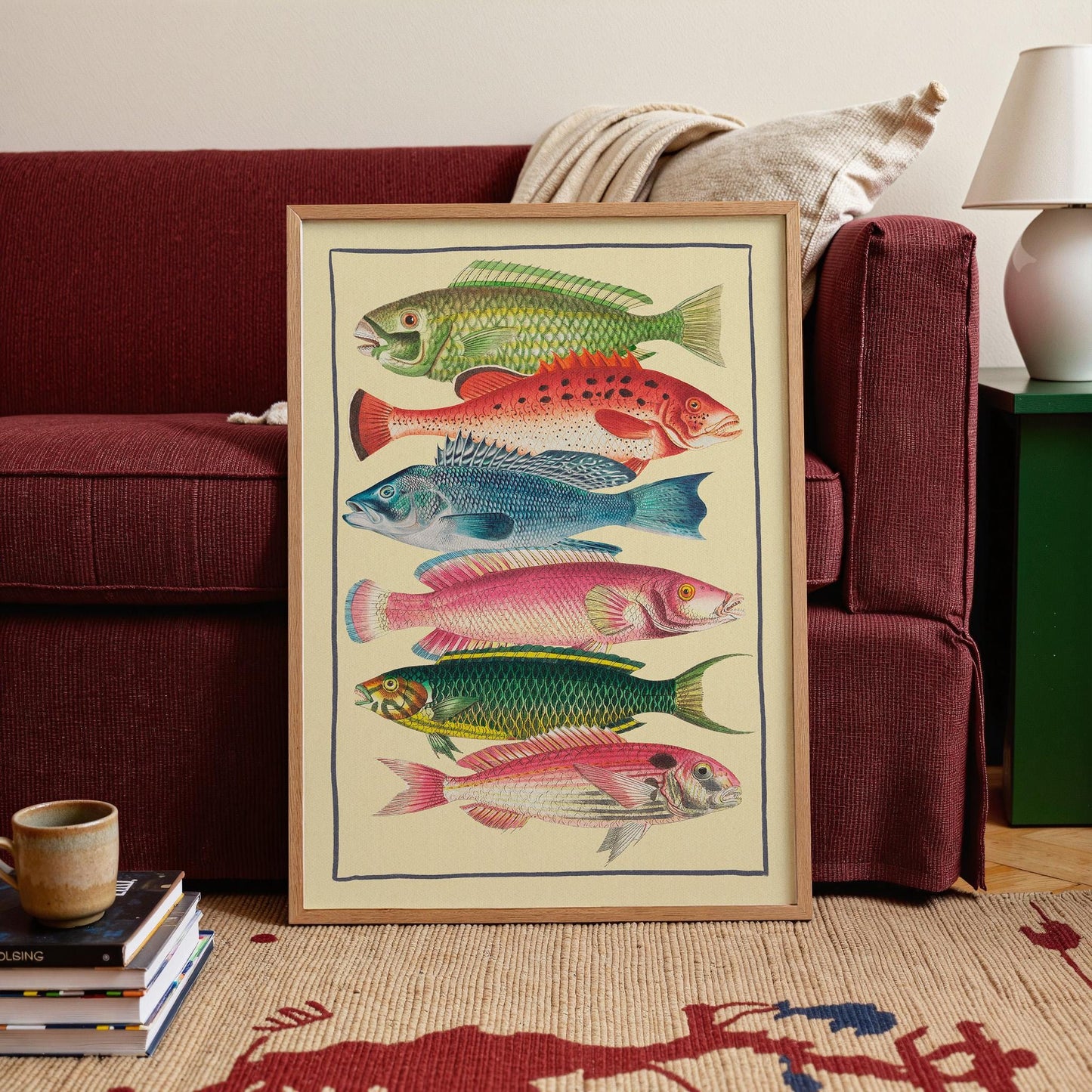 Fish Art Colourful Nautical