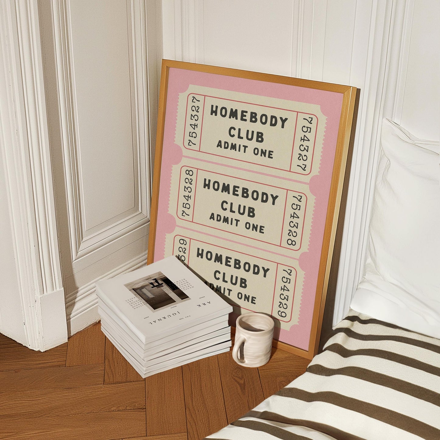 Homebody Club Ticket Pink