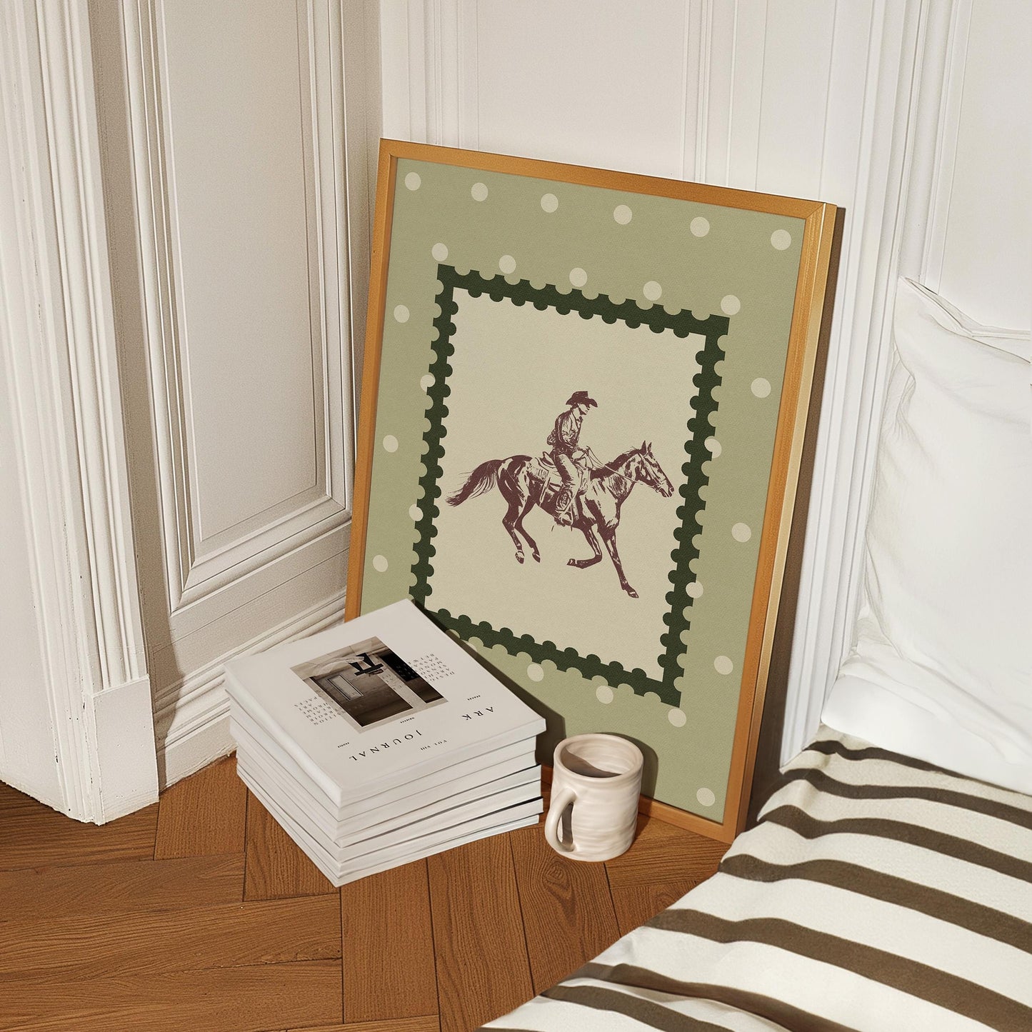 Cowboy Rodeo Western Green