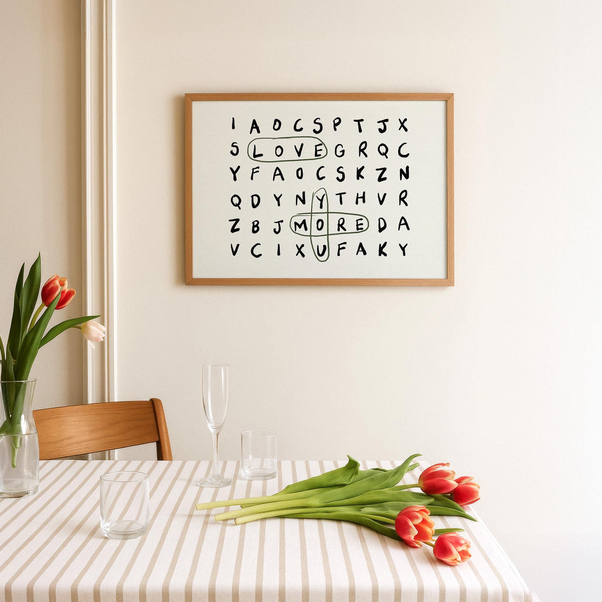 Love You More Crossword Green
