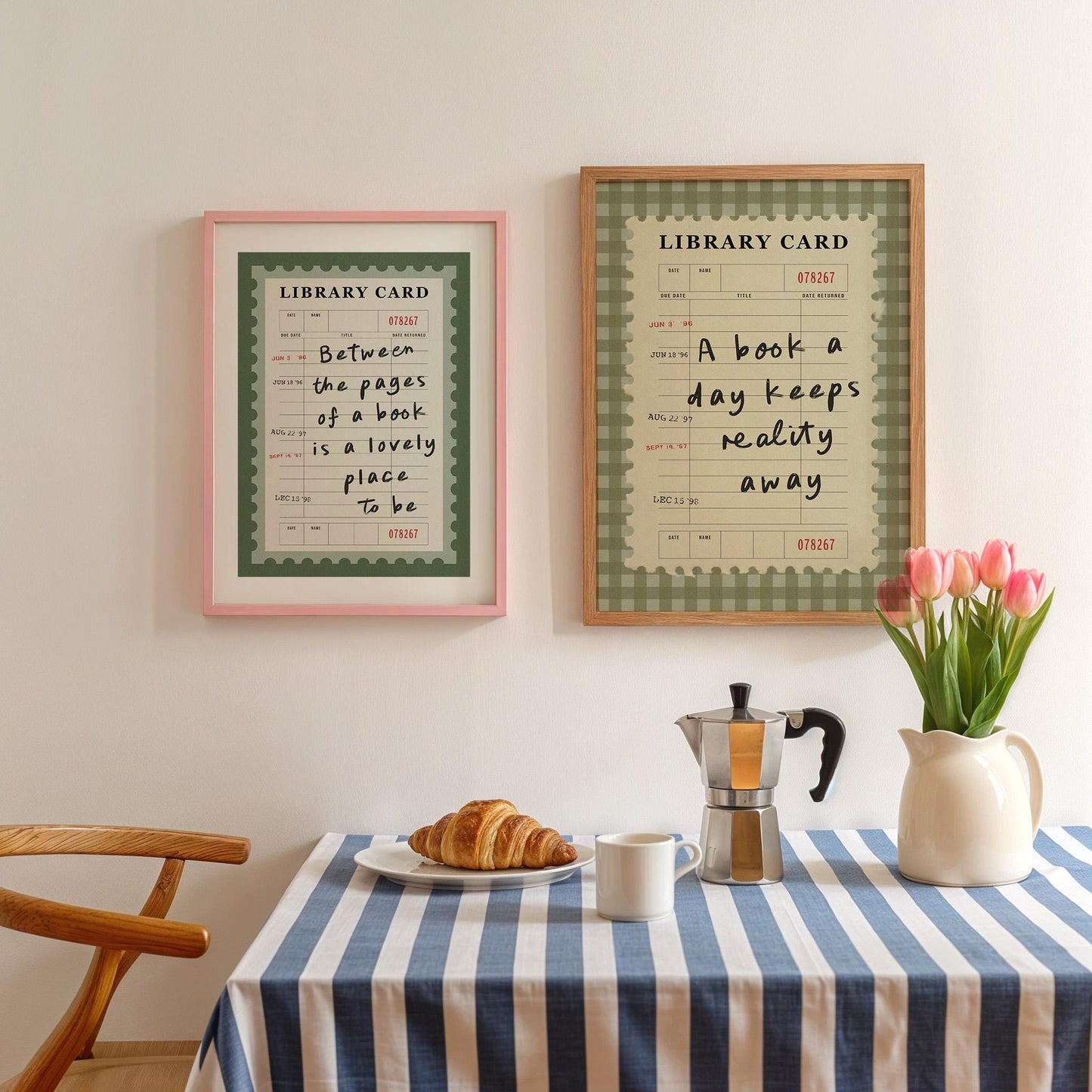 A Book A Day Keeps Reality Away Green