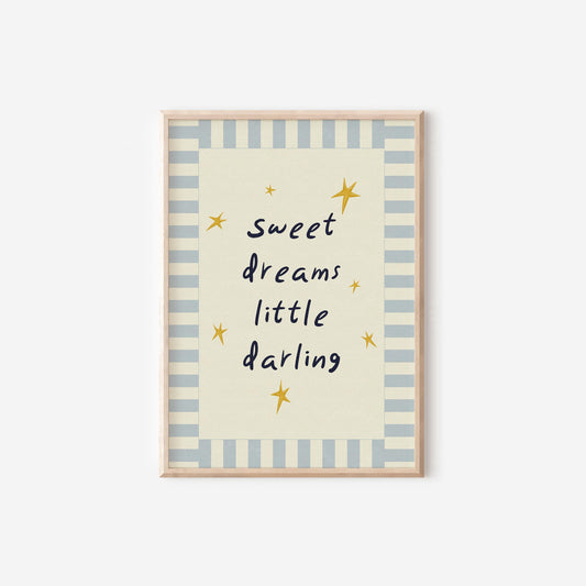Sweet Dreams Little Darling Blue