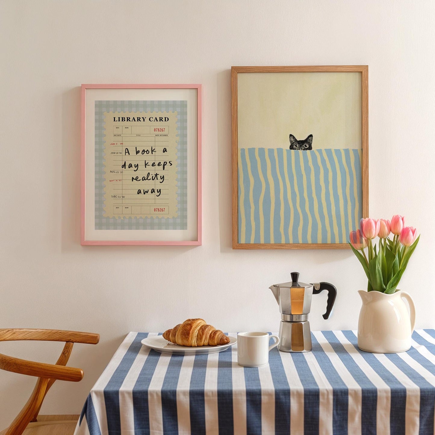 A Book A Day Keeps Reality Away Blue