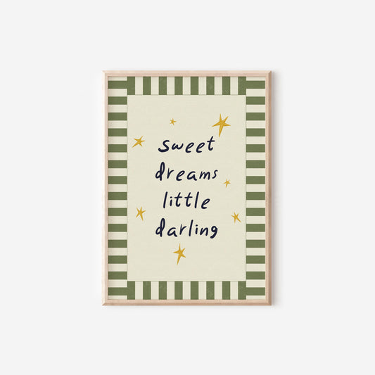Sweet Dreams Little Darling Green
