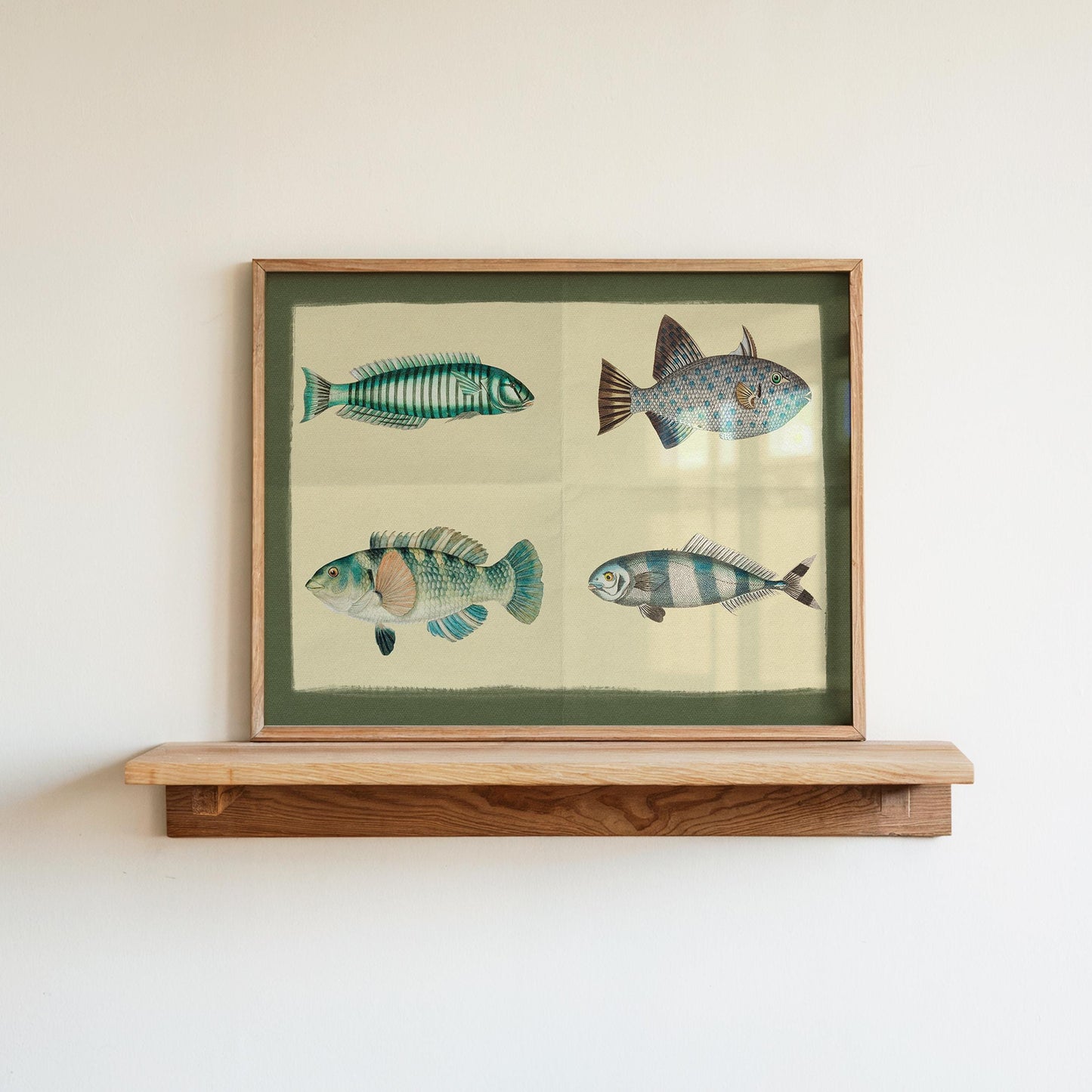 Four Fish Green Blue