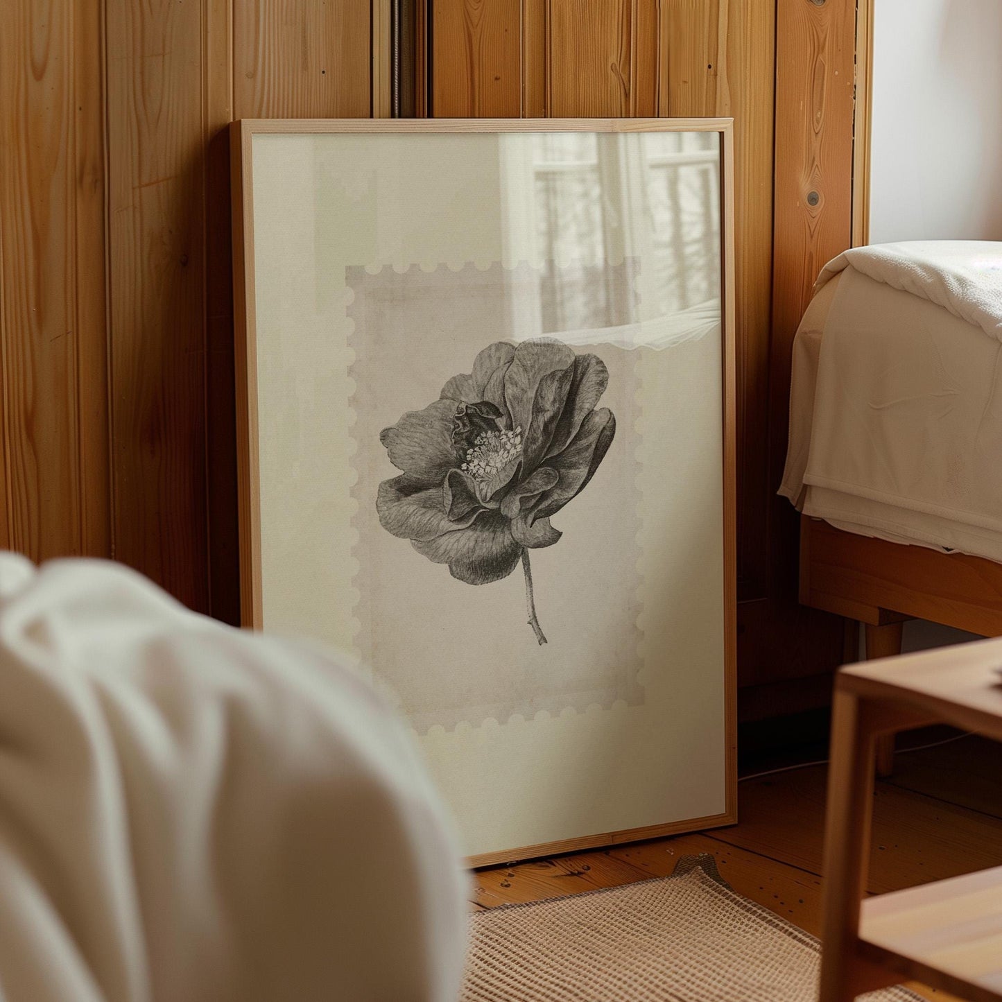 Floral Botanical Neutral Vintage