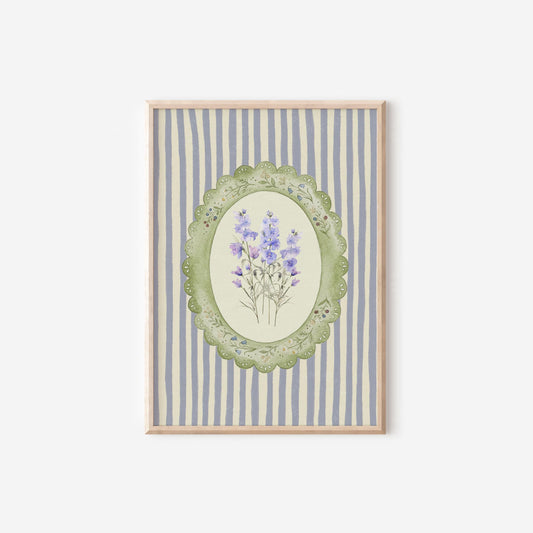 July Birth Flower Larkspur