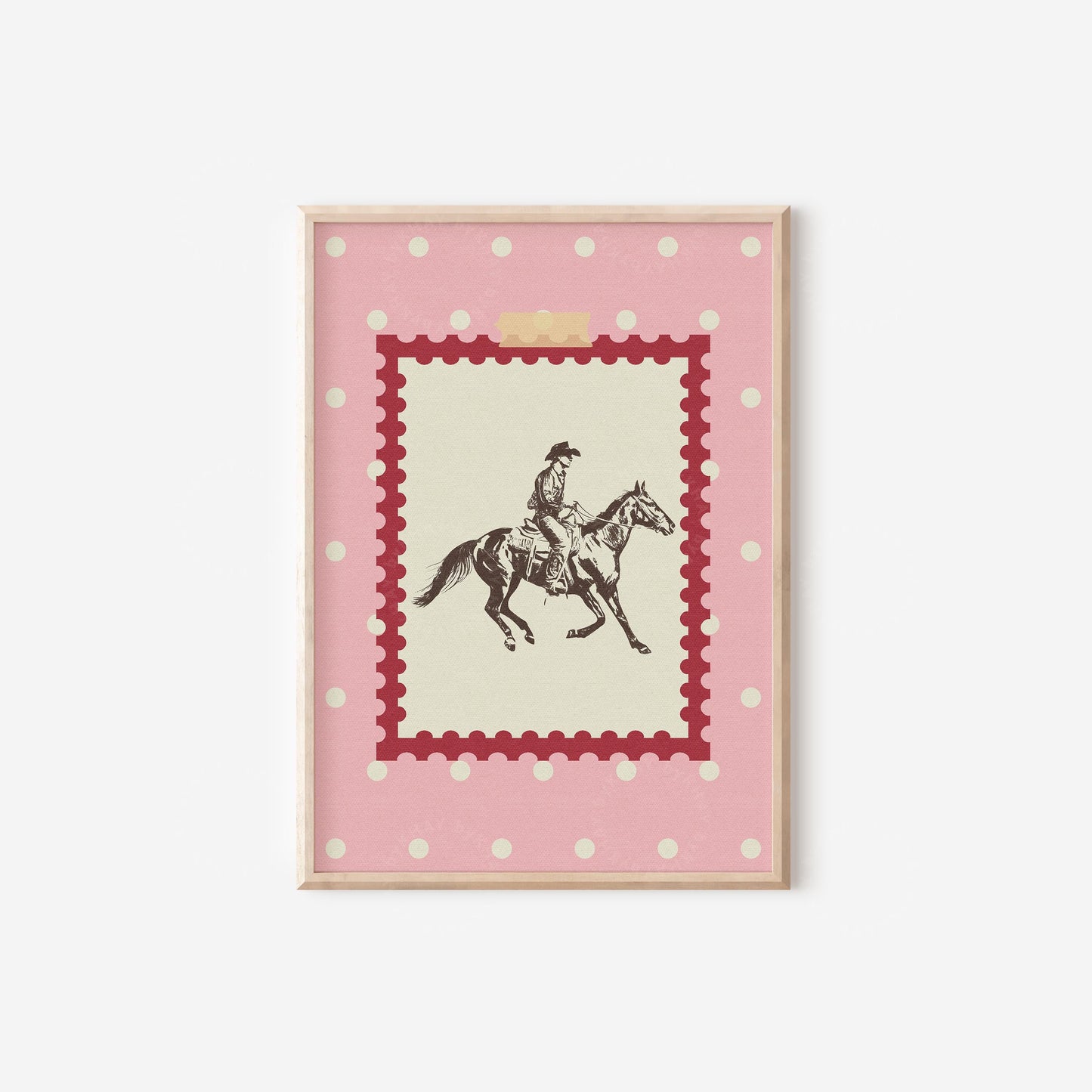 Cowboy Rodeo Western Pink