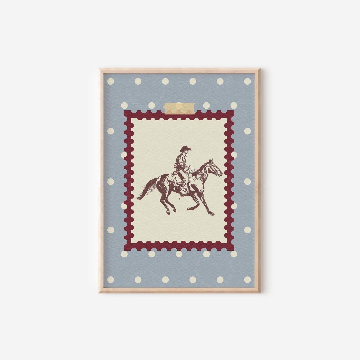 Cowboy Rodeo Polkadot