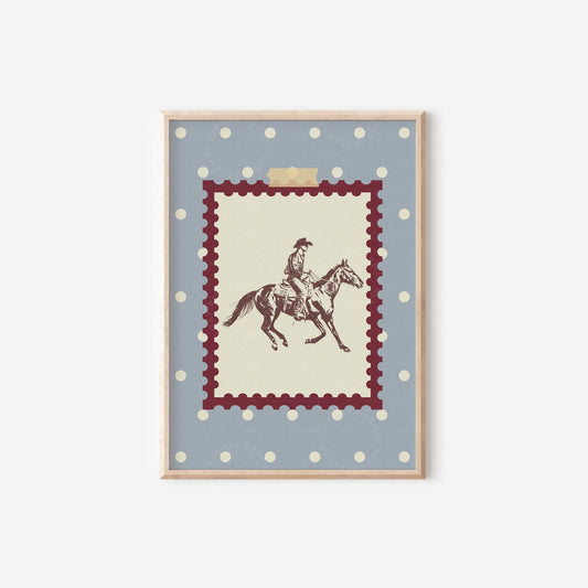 Cowboy Rodeo Polkadot