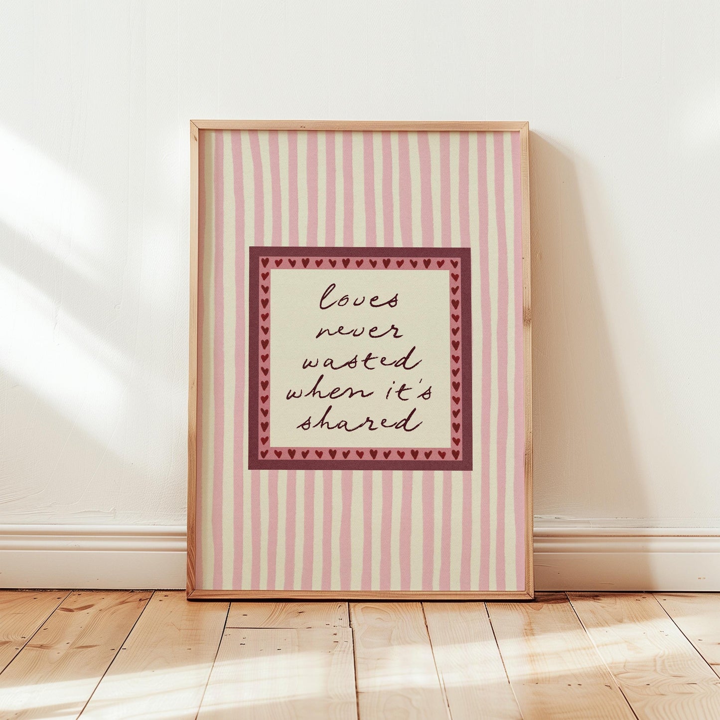 Loves Never Wasted Pink