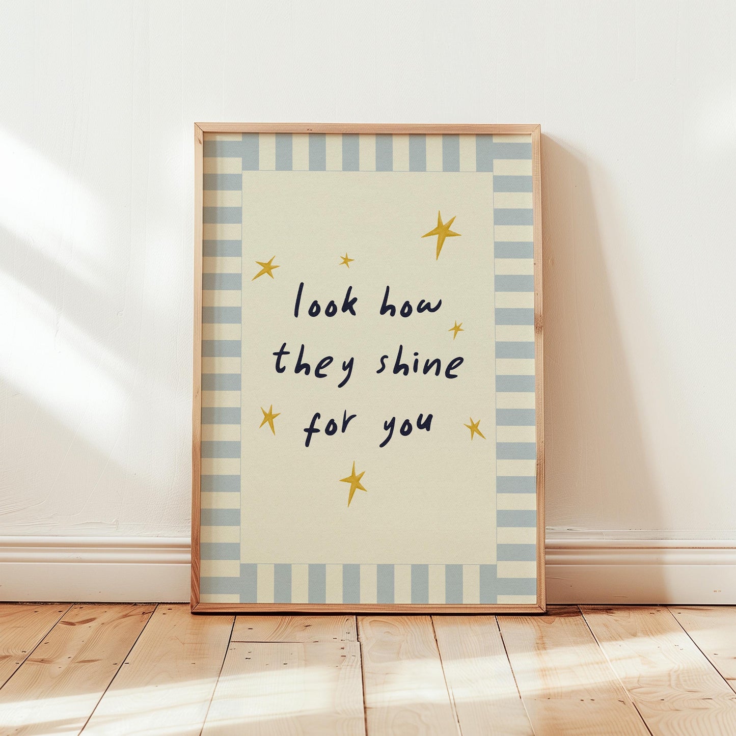 Look How They Shine For You Blue