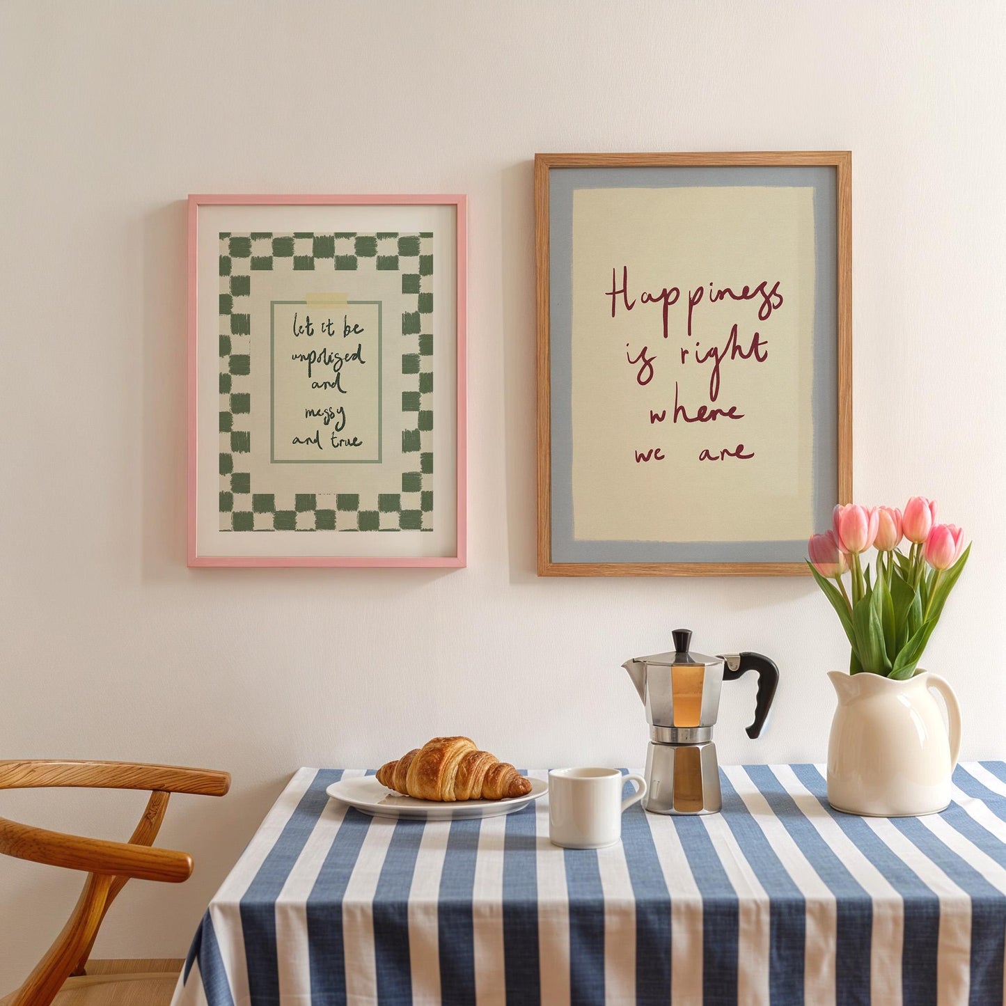 Happiness is Right Where We Are Blue