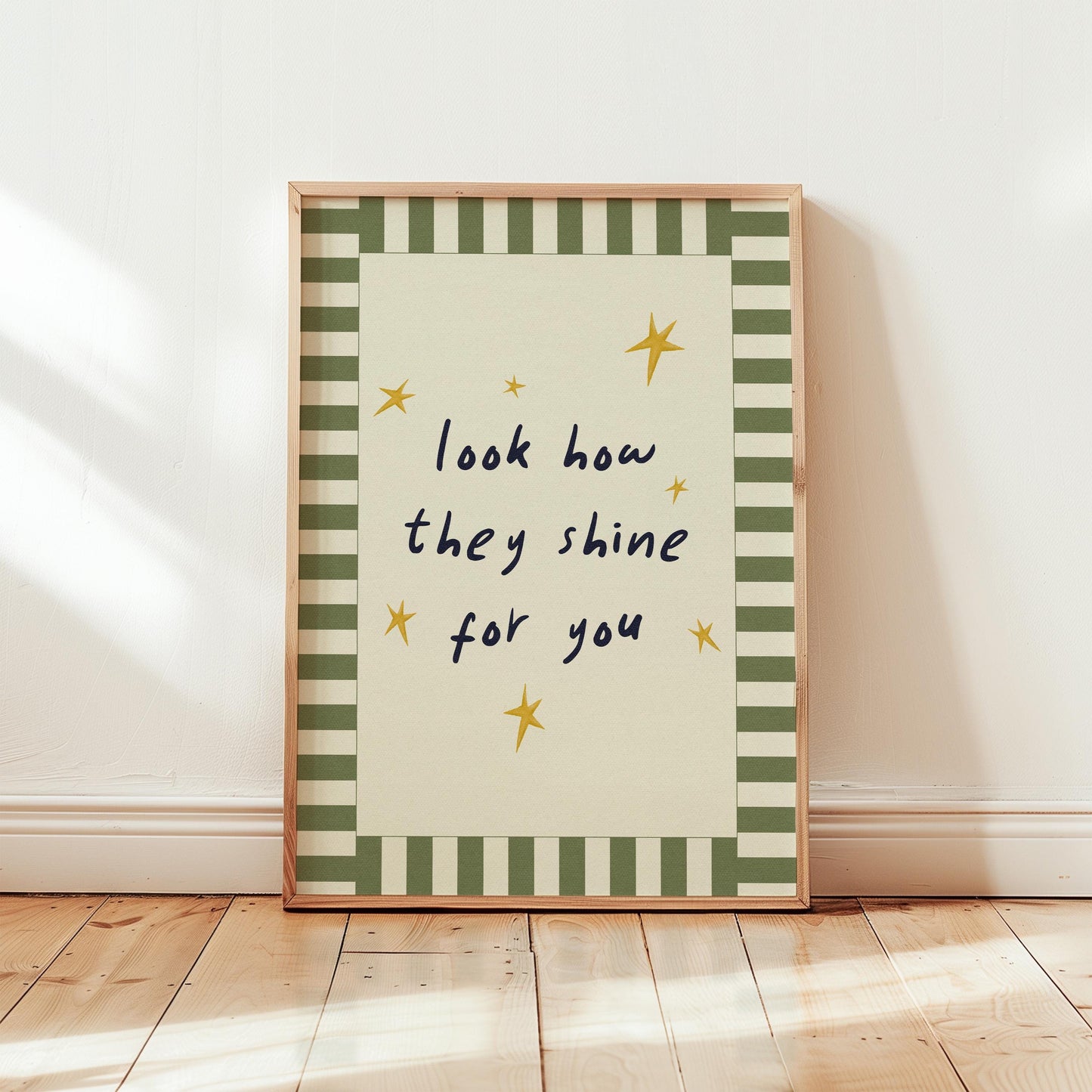 Look How They Shine For You Green