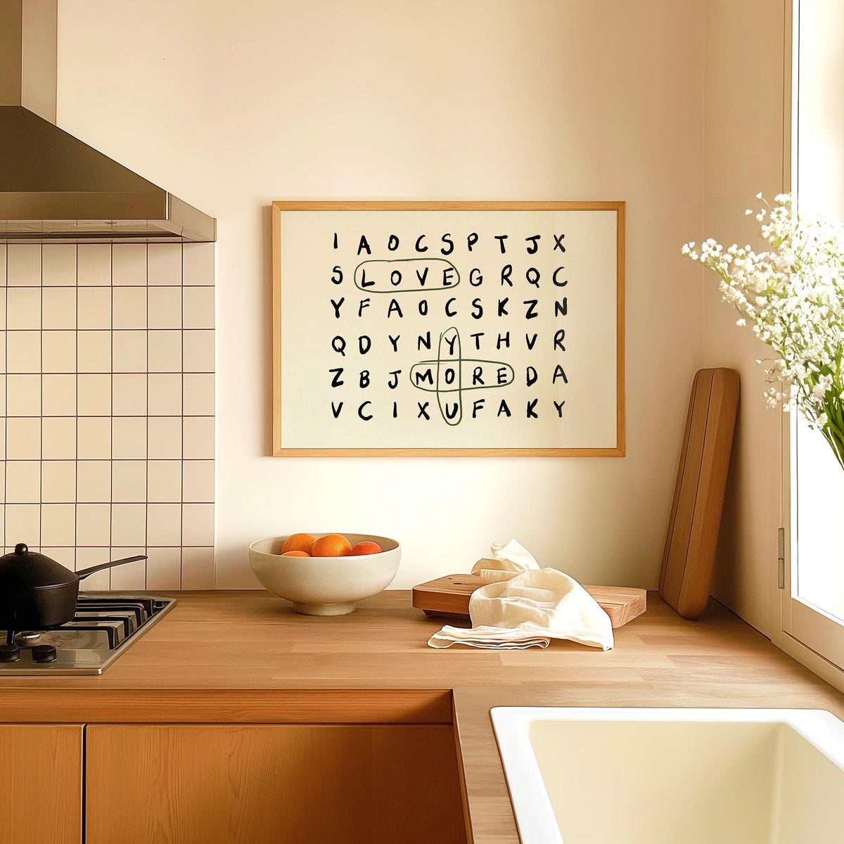 Love You More Crossword Green