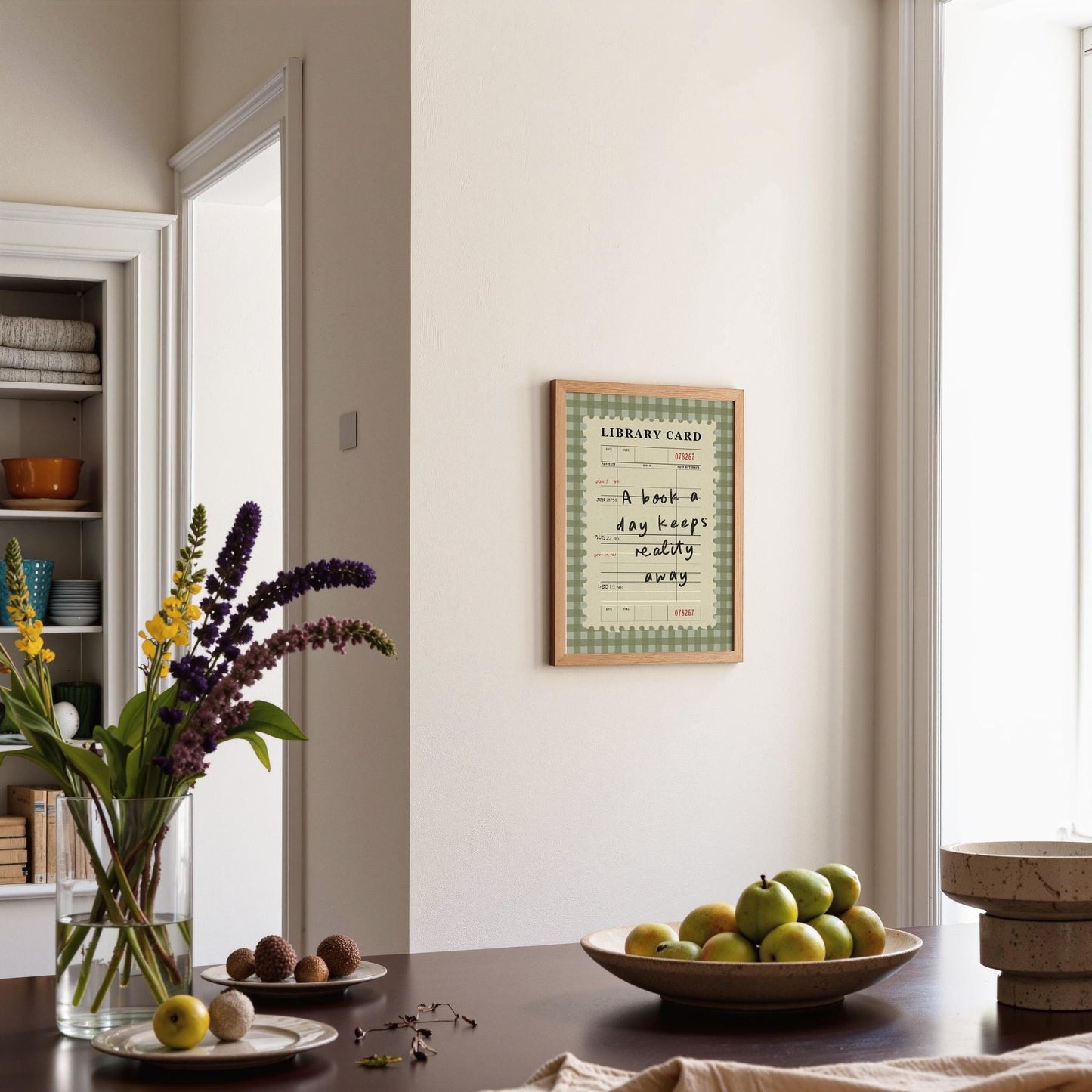 A Book A Day Keeps Reality Away Green