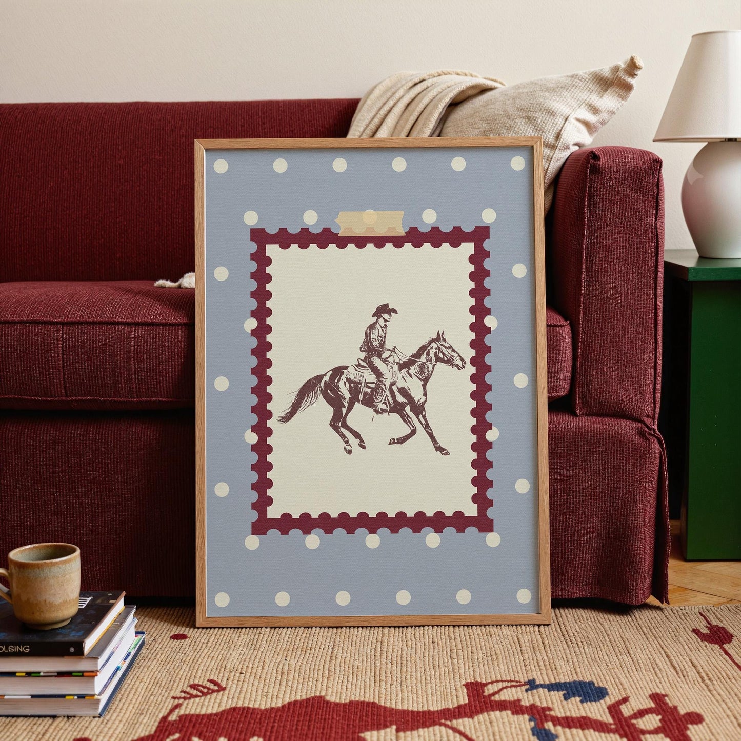 Cowboy Rodeo Polkadot