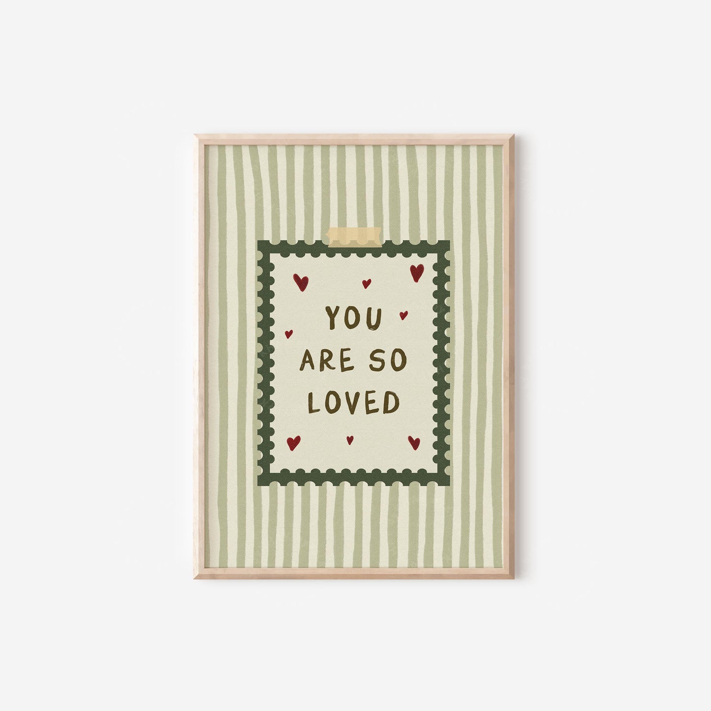 You Are So Loved Green