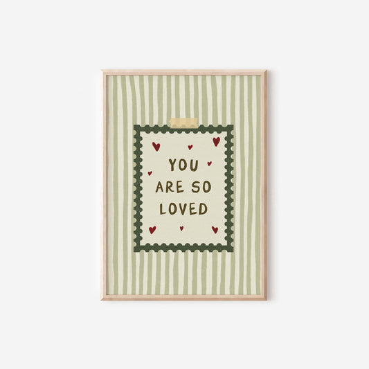 You Are So Loved Green