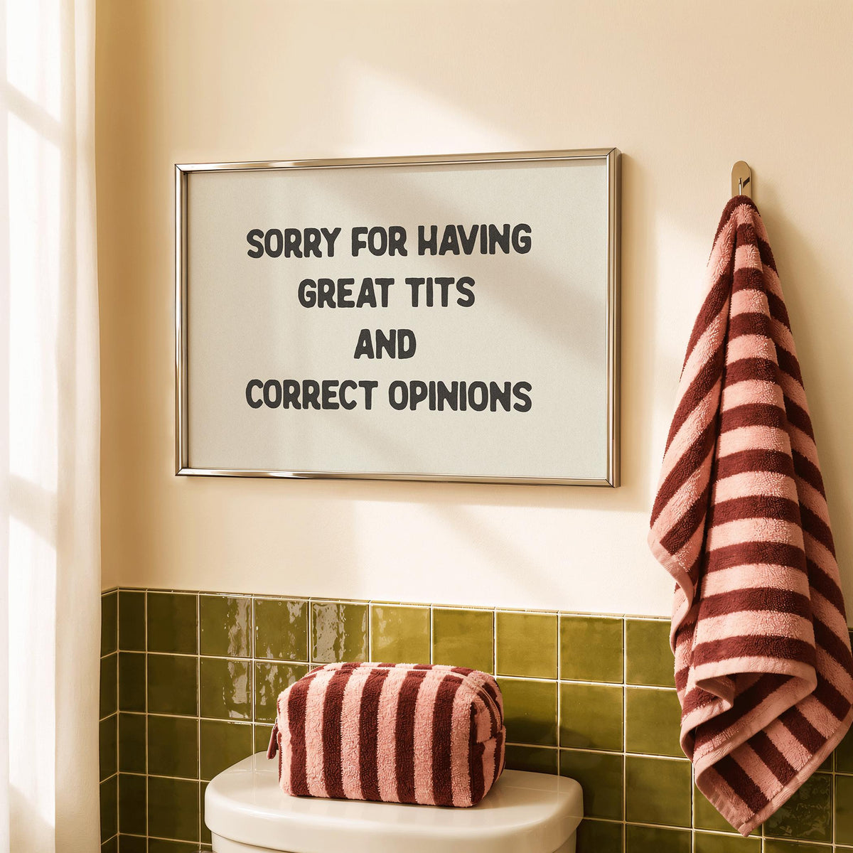 Sorry For Having Great Tits and Correct Opinions Horizontal