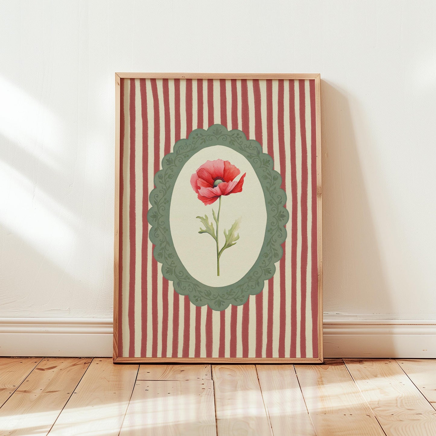 August Birth Flower Poppy