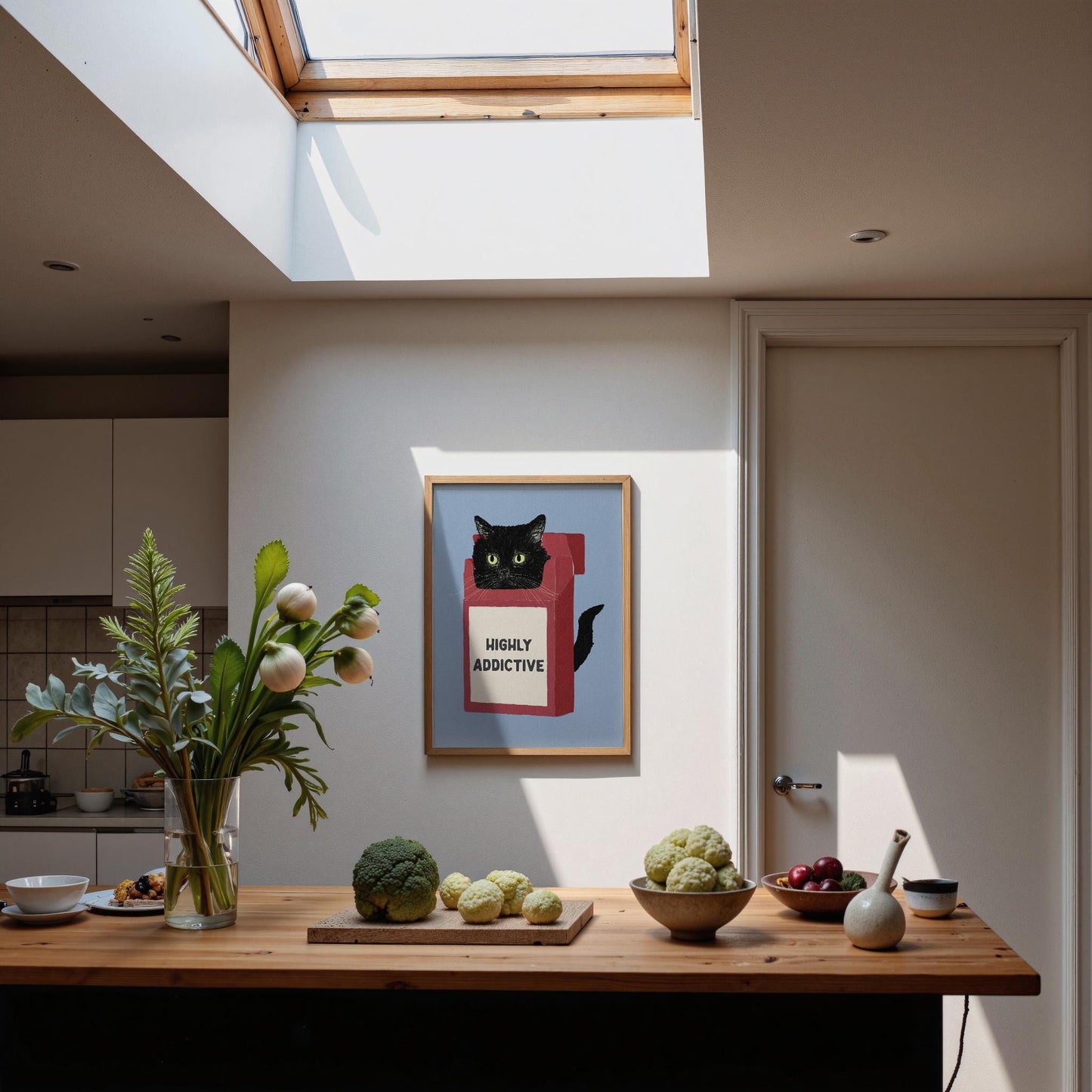 Highly Addictive Black Cat Blue