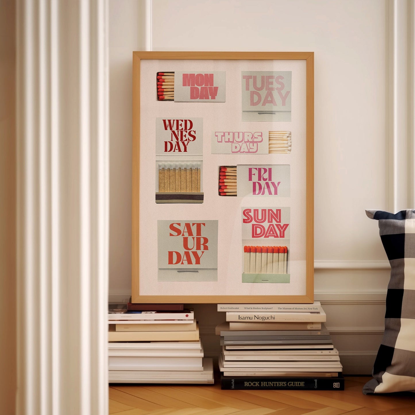 Weekday Matchbook Print