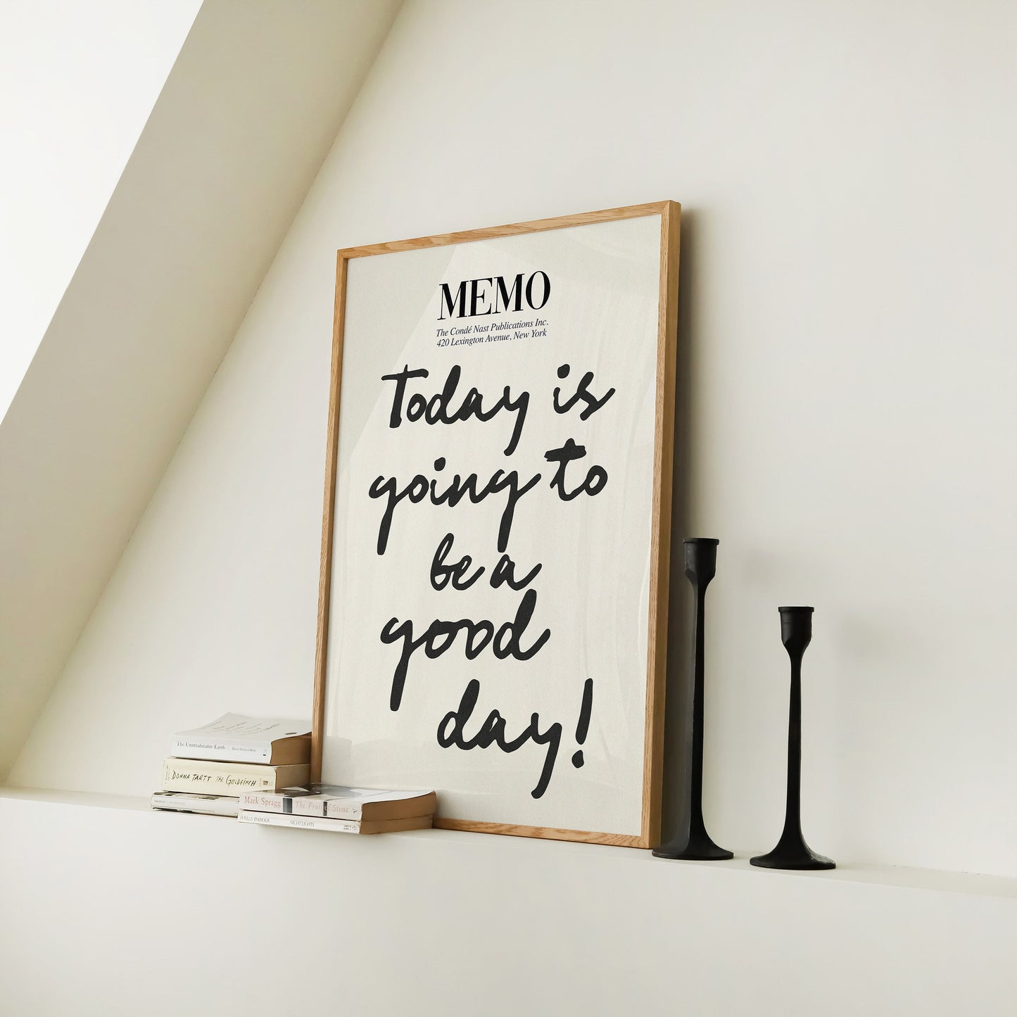 Good Day Memo Print