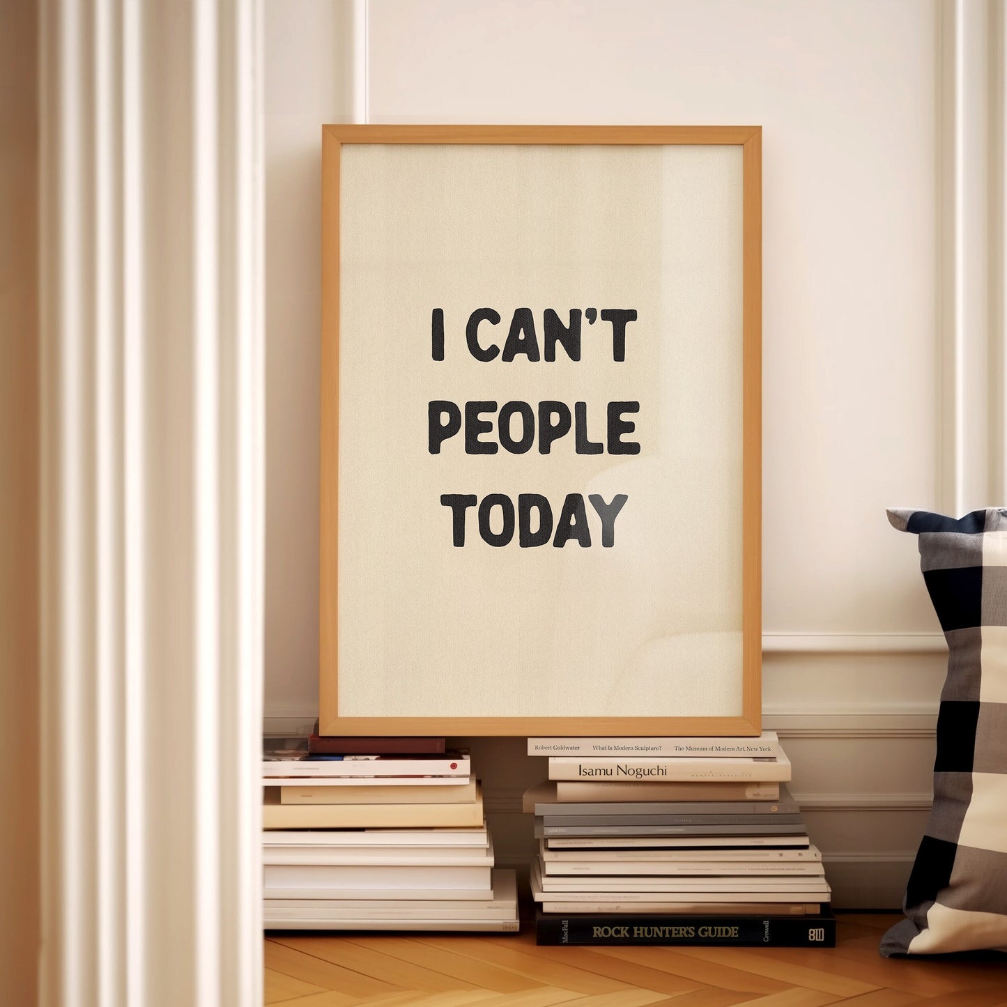 I Can't People Today Print