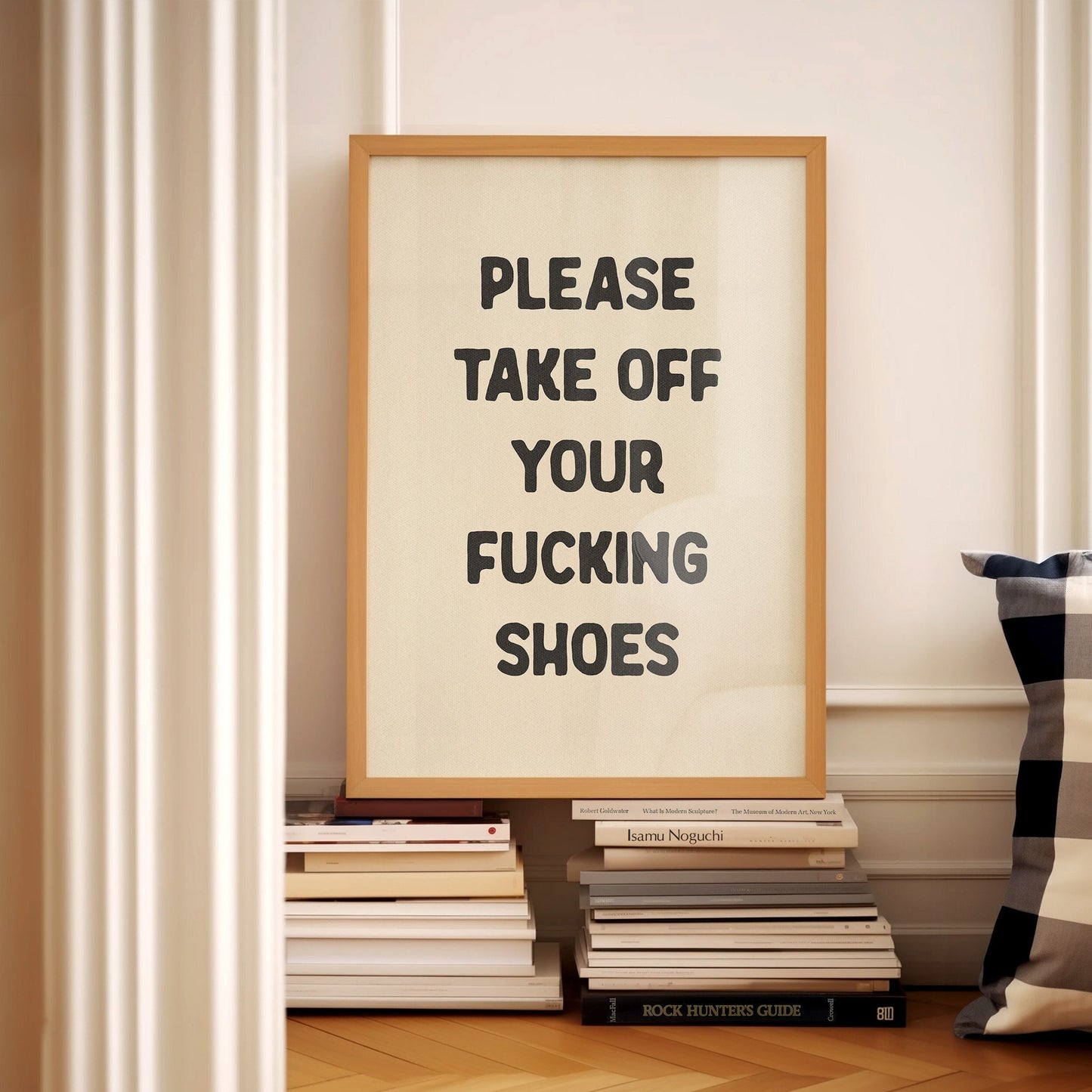 Please Take Off Shoes Print