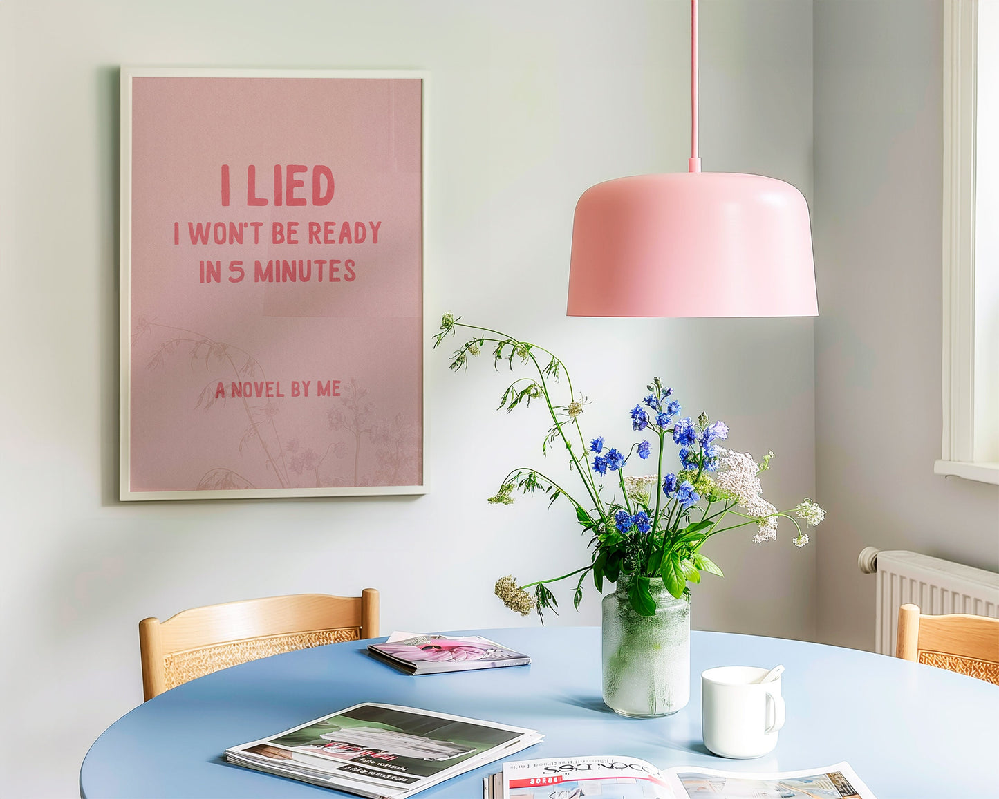 I Lied Print Pink