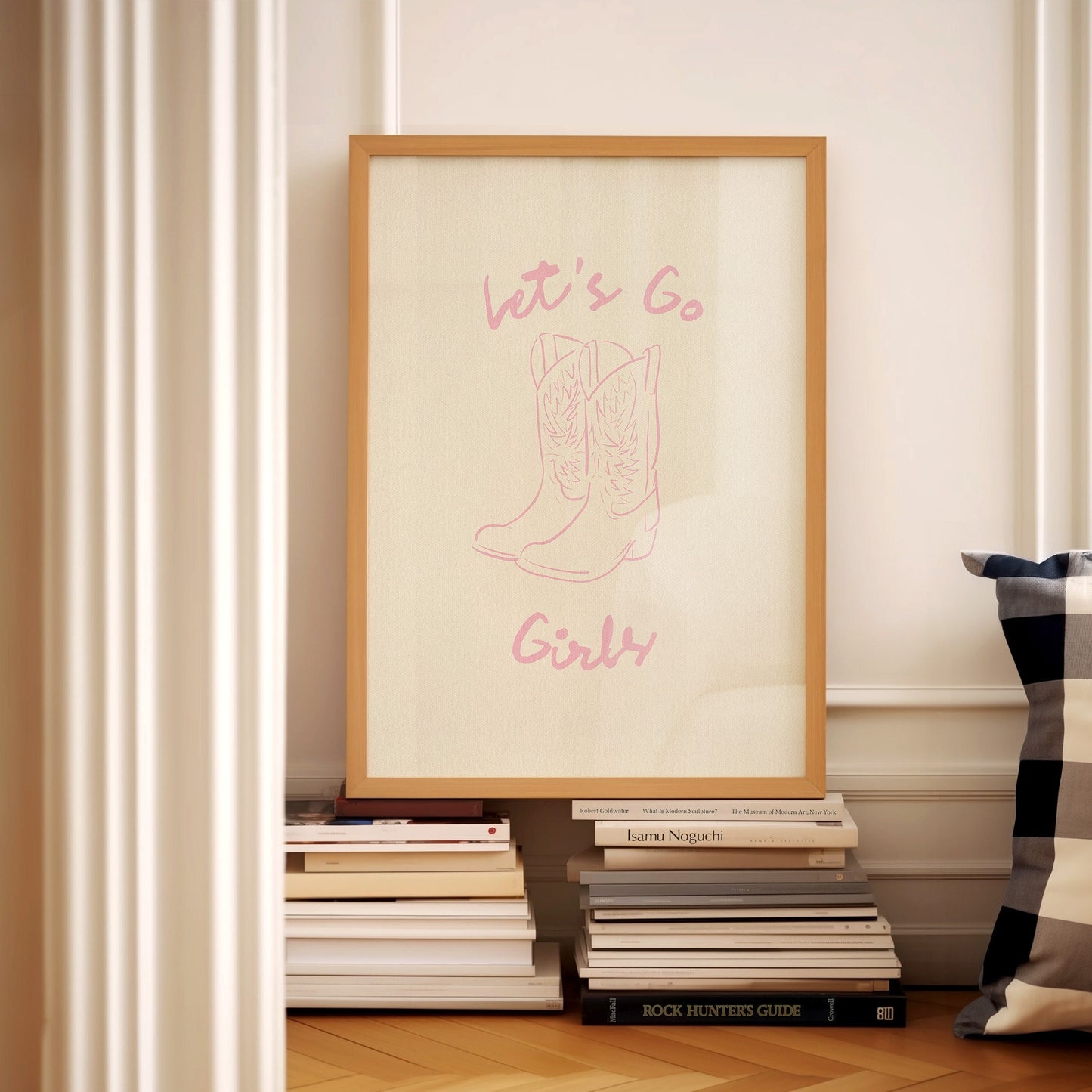 Let's Go Girl's Print