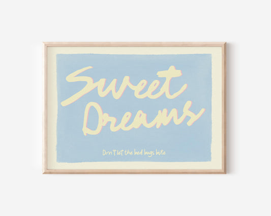 Sweet Dreams Horizontal Print
