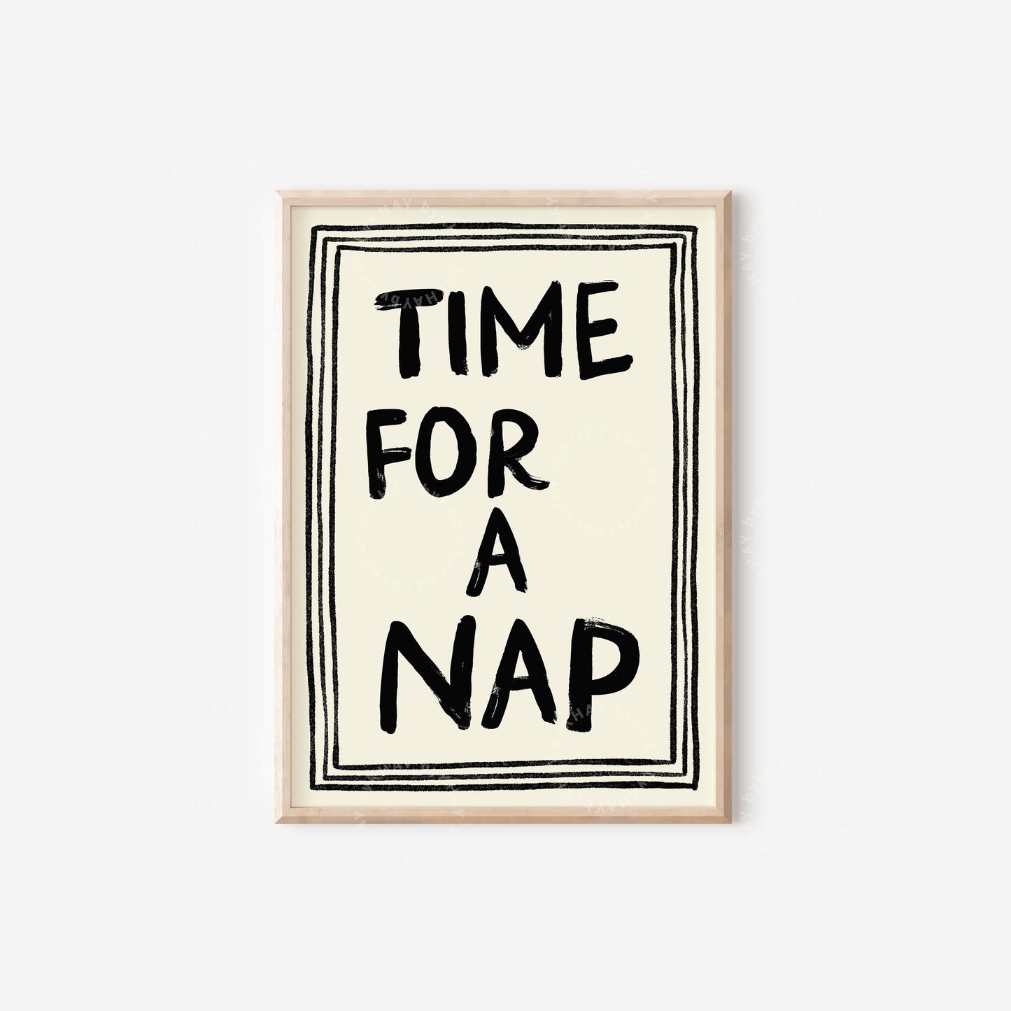 Time For A Nap Print